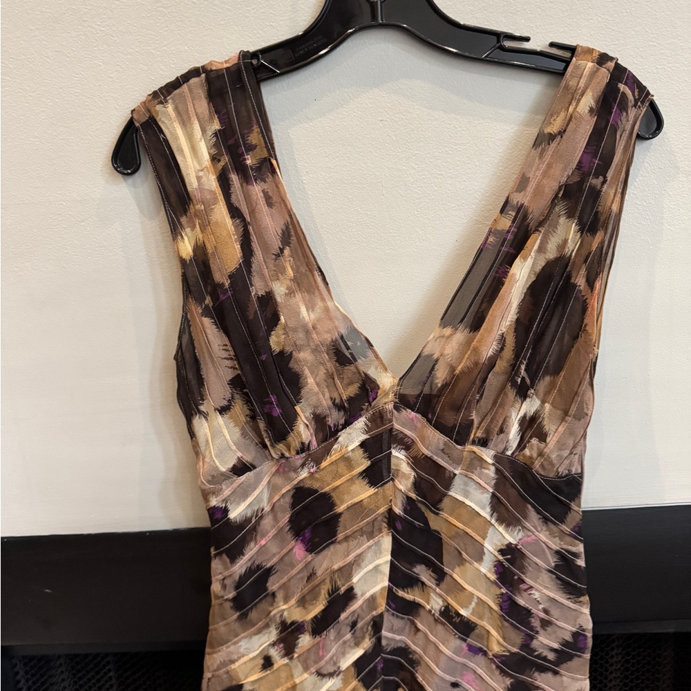 DVF Multicolor Sleeveless silk blouse
